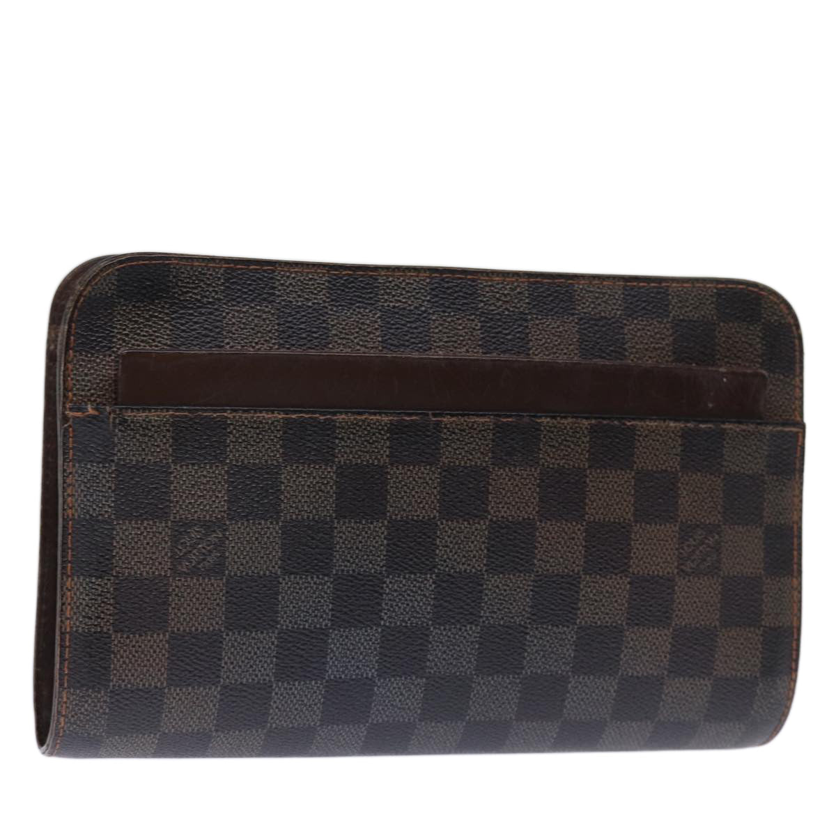 LOUIS VUITTON Damier Ebene Saint Louis Clutch Bag N51993 LV Auth 74270