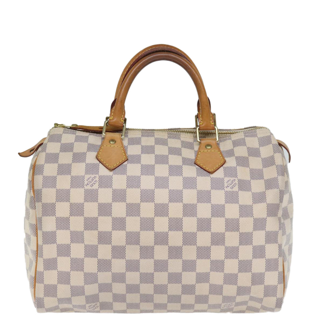 LOUIS VUITTON Damier Azur Speedy 30 Hand Bag N41533 LV Auth 74275