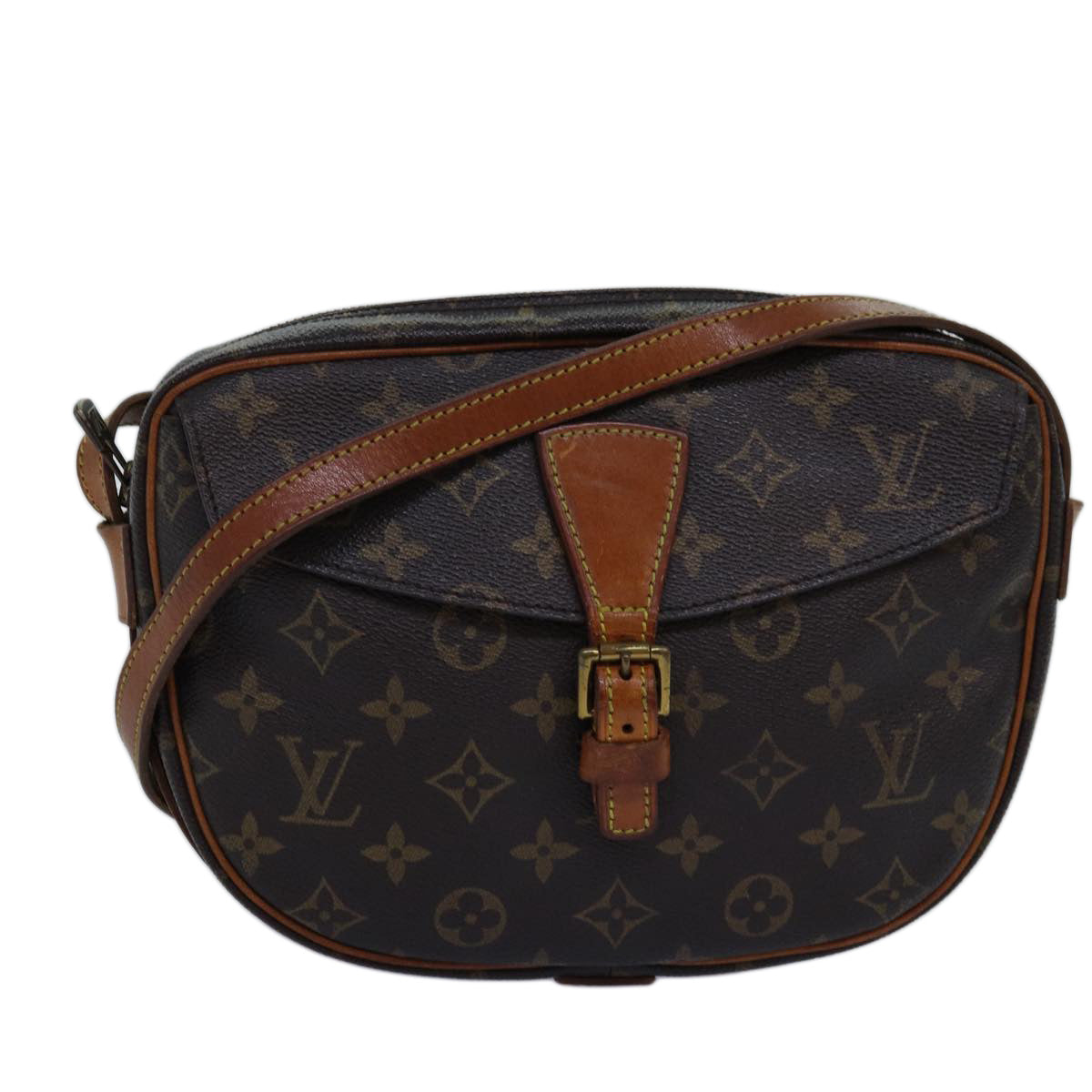 LOUIS VUITTON Monogram Jeune Fille MM Shoulder Bag M51226 LV Auth 74304