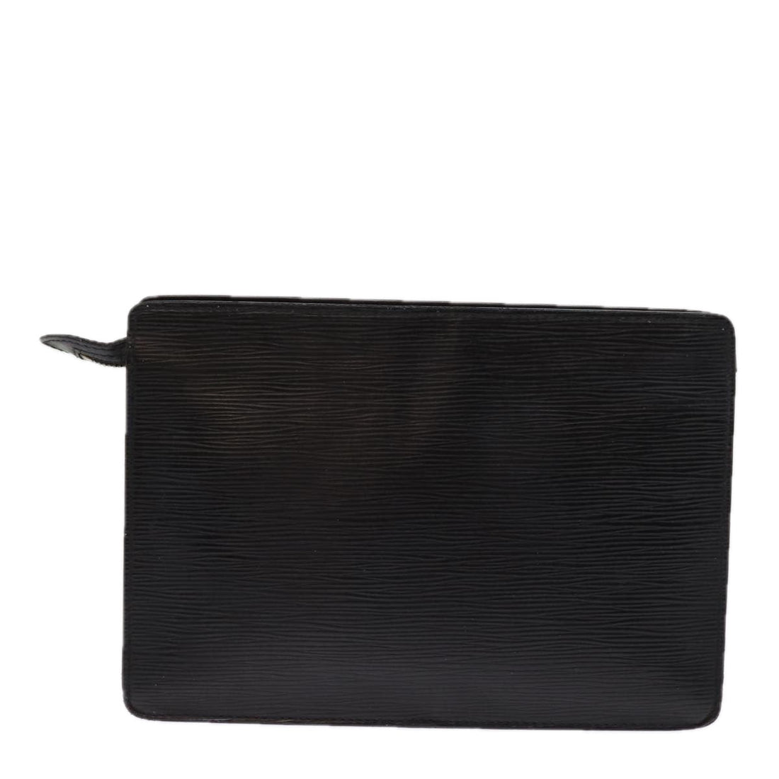 LOUIS VUITTON Epi Pochette Homme Clutch Bag Black M52522 LV Auth 74310