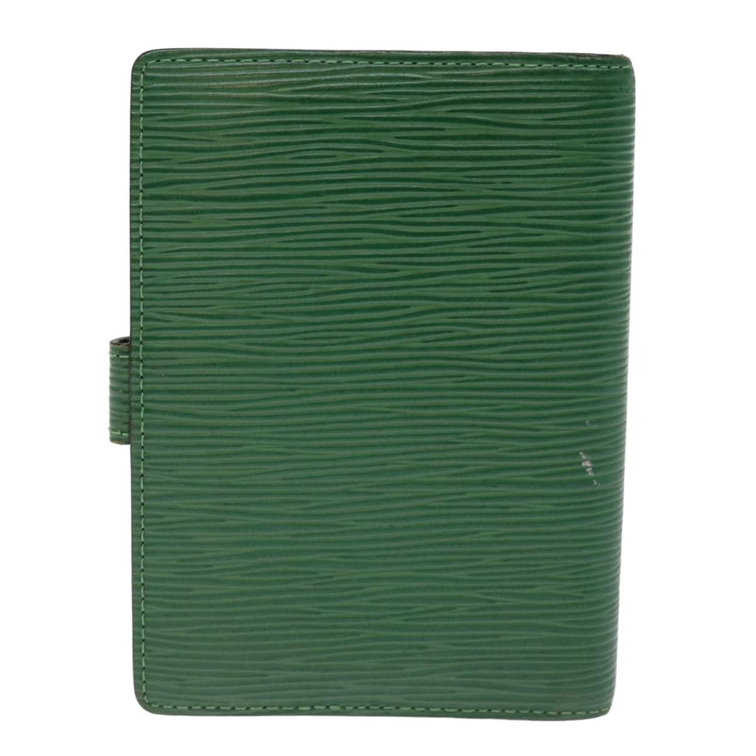 LOUIS VUITTON Epi Agenda PM Day Planner Cover Green R20054 LV Auth 74420