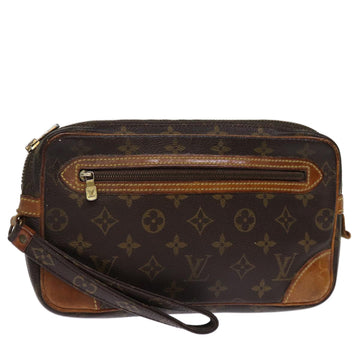 LOUIS VUITTON Monogram Marly Dragonne GM Clutch Bag M51825 LV Auth 74438