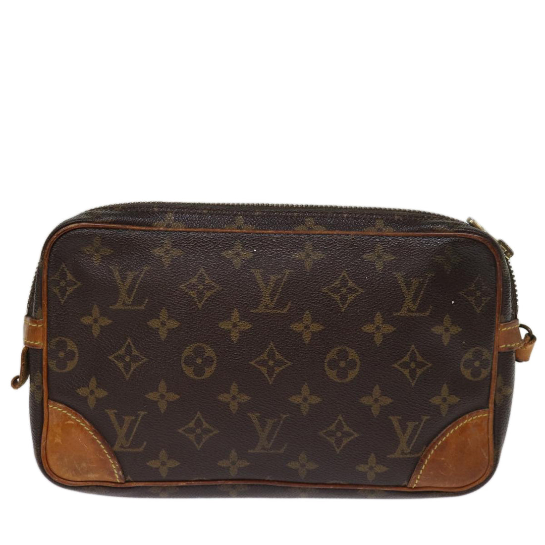 LOUIS VUITTON Monogram Marly Dragonne GM Clutch Bag M51825 LV Auth 74438