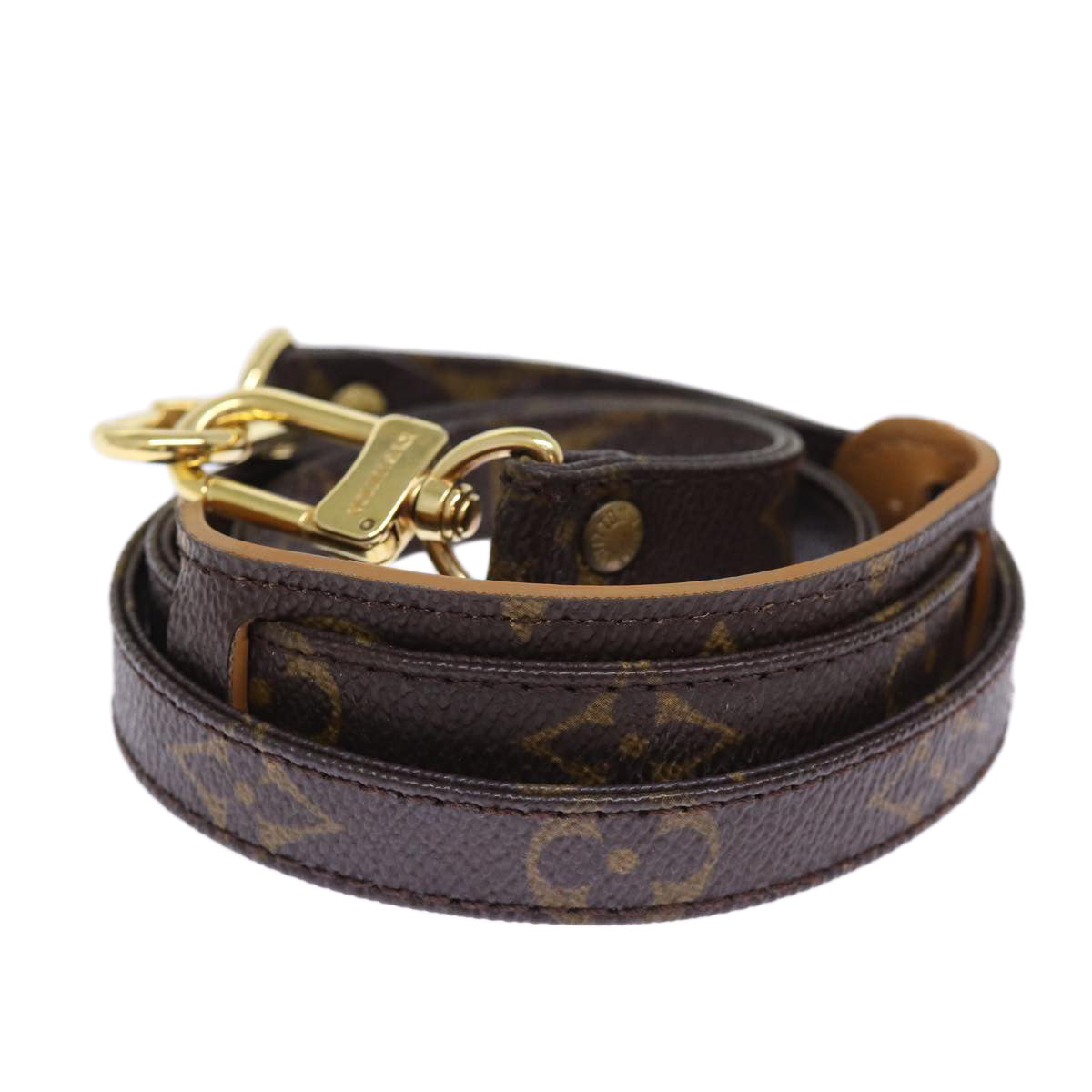 LOUIS VUITTON Monogram Shoulder Strap 35.8" LV Auth 74486
