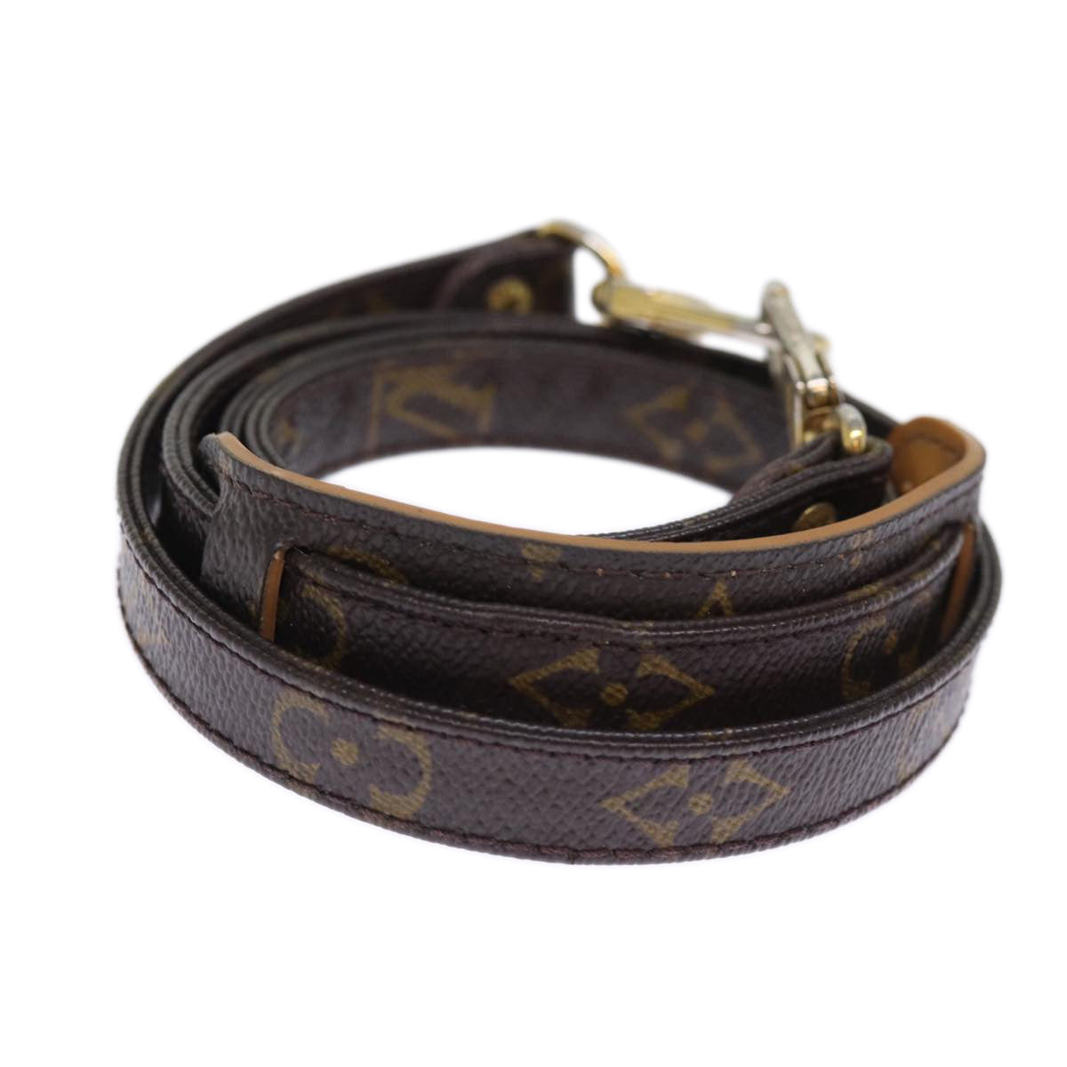 LOUIS VUITTON Monogram Shoulder Strap 42.9" LV Auth 74487