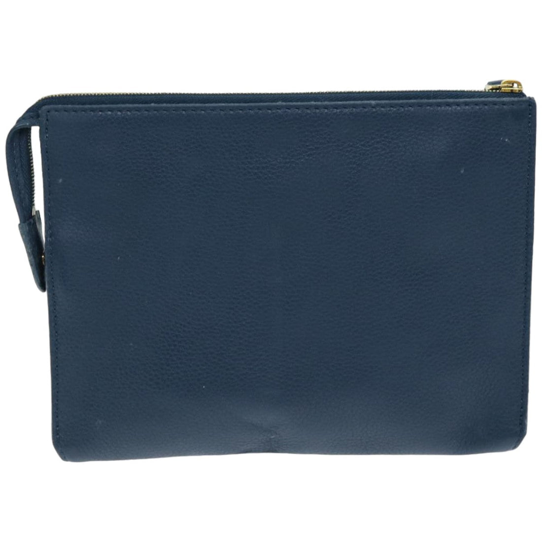 LOUIS VUITTON Pouch Taurillon Leather Navy Orage R99587 LV Auth 74597