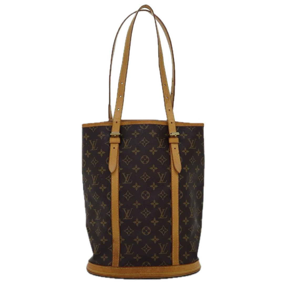 LOUIS VUITTON Monogram Bucket GM Shoulder Bag M42236 LV Auth 74715