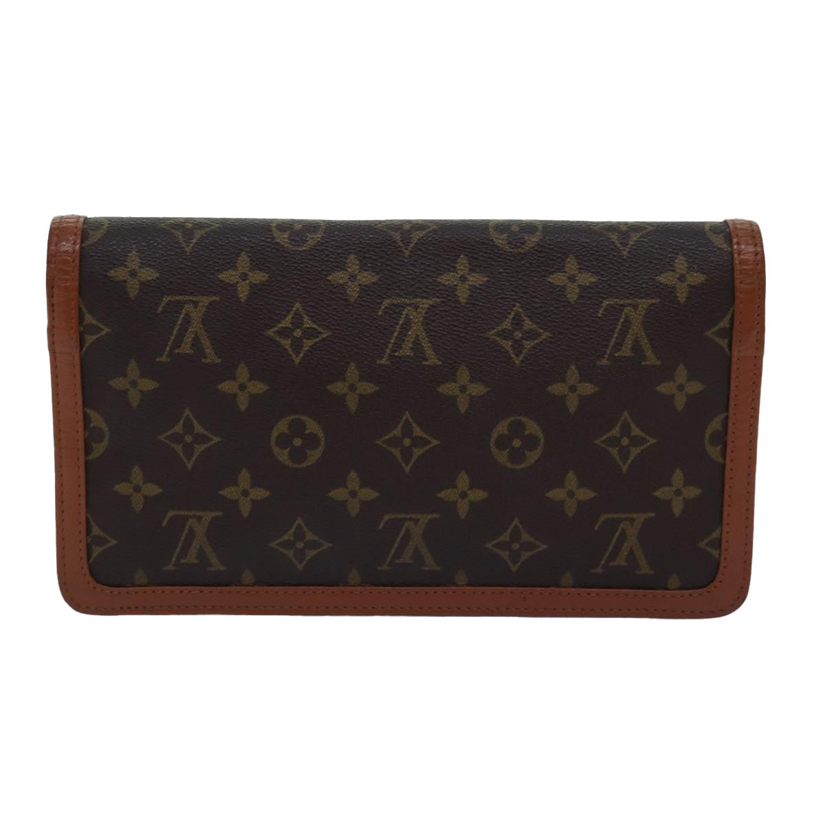 LOUIS VUITTON Monogram Pochette Dam PM Clutch Bag M51812 LV Auth 74793