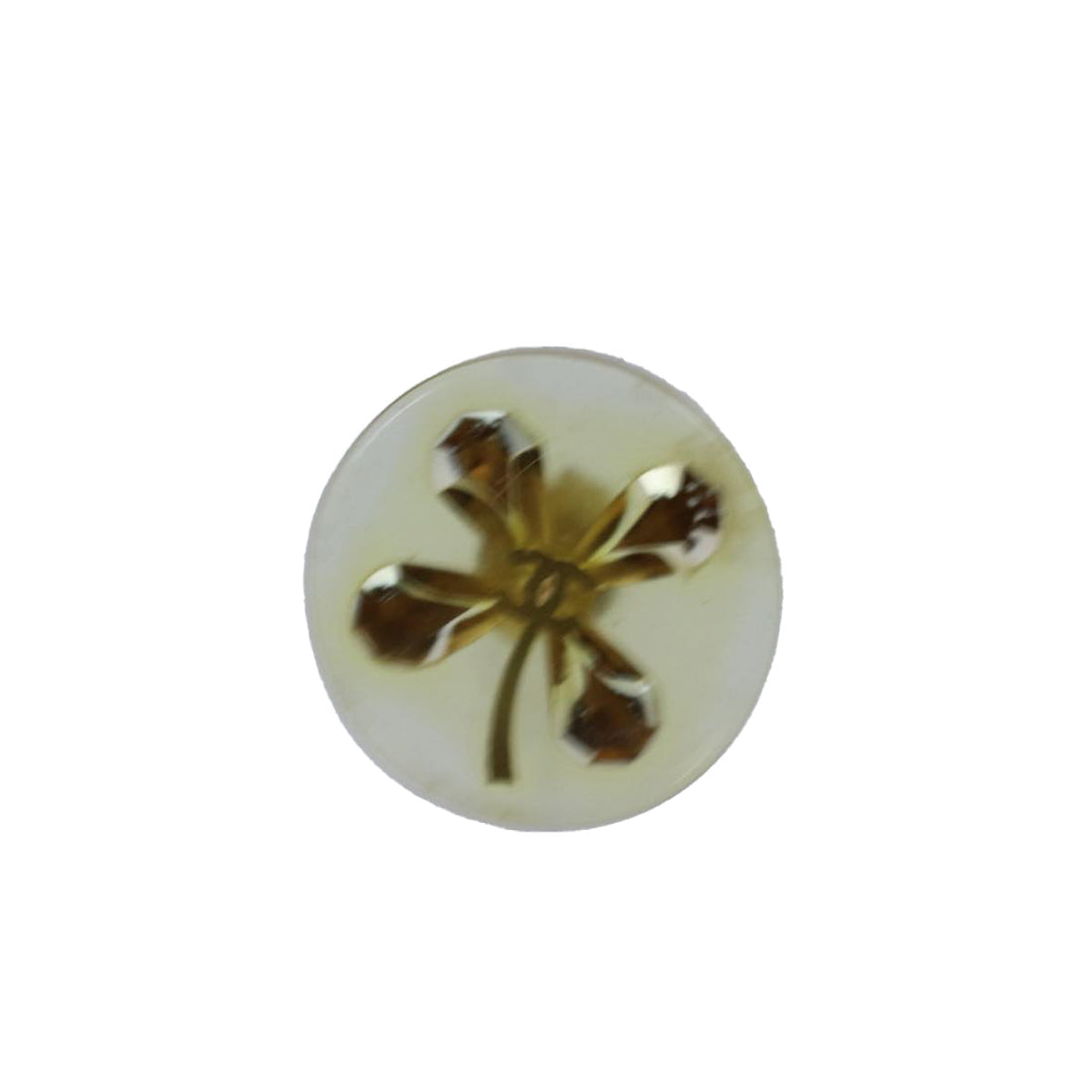 CHANEL Pierce Earring Gold CC Auth 74802