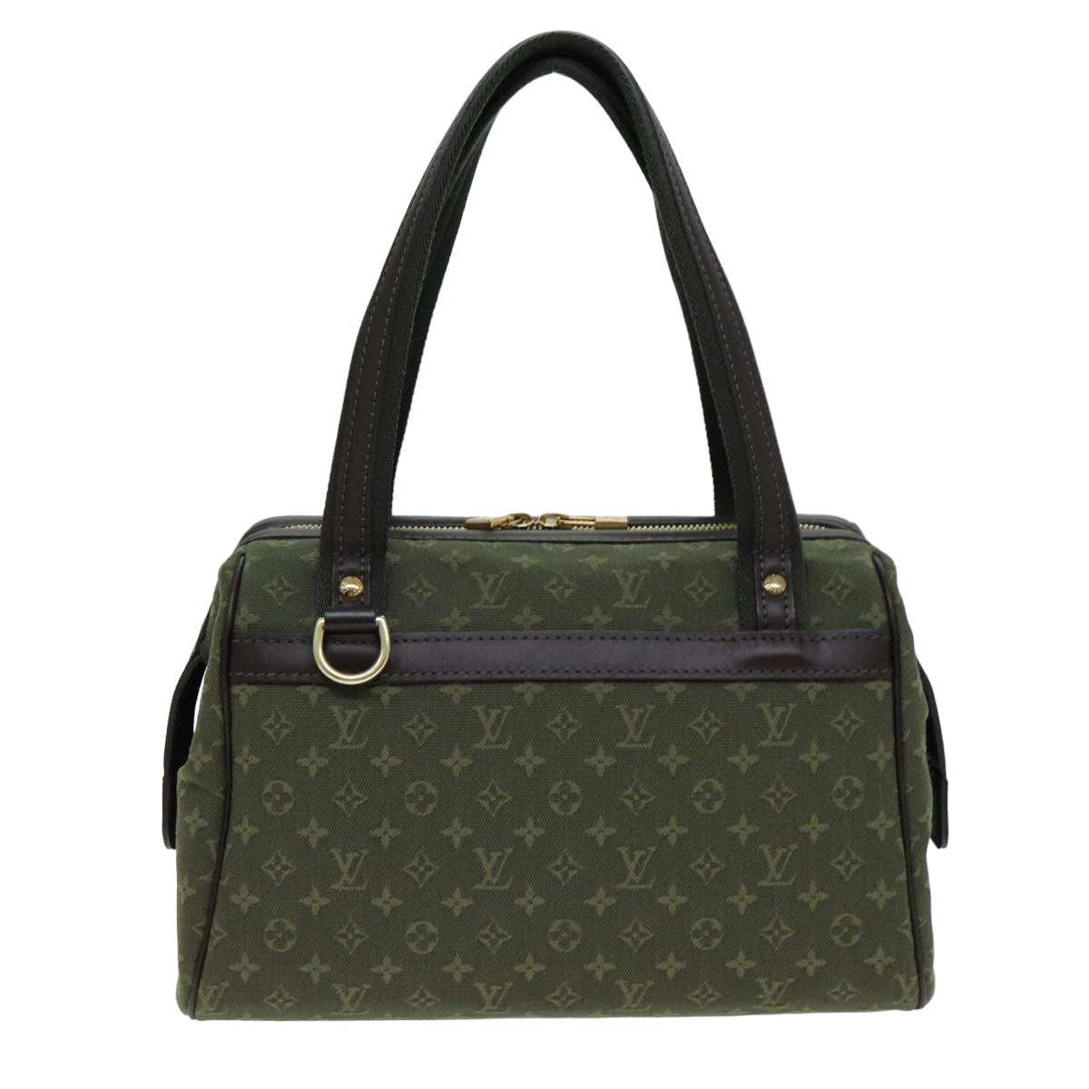 LOUIS VUITTON Monogram Mini Josephine GM Bag 2way TST Khaki M92412 LV Auth 74842
