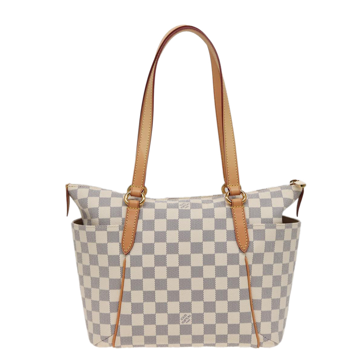 LOUIS VUITTON Damier Azur Totally PM Tote Bag N41280 LV Auth 74892A