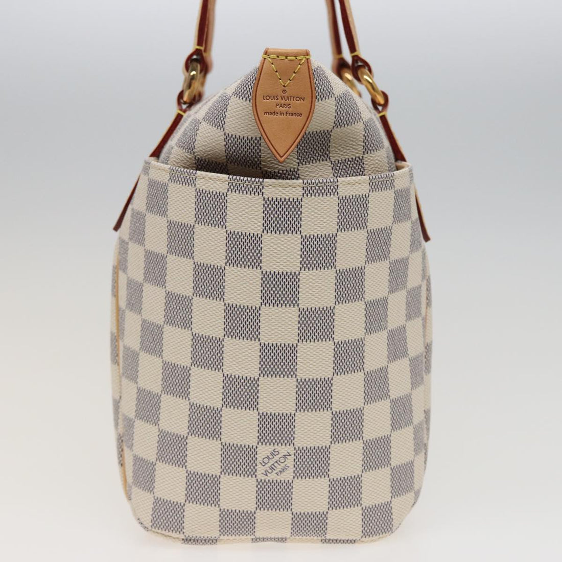 LOUIS VUITTON Damier Azur Totally PM Tote Bag N41280 LV Auth 74892A