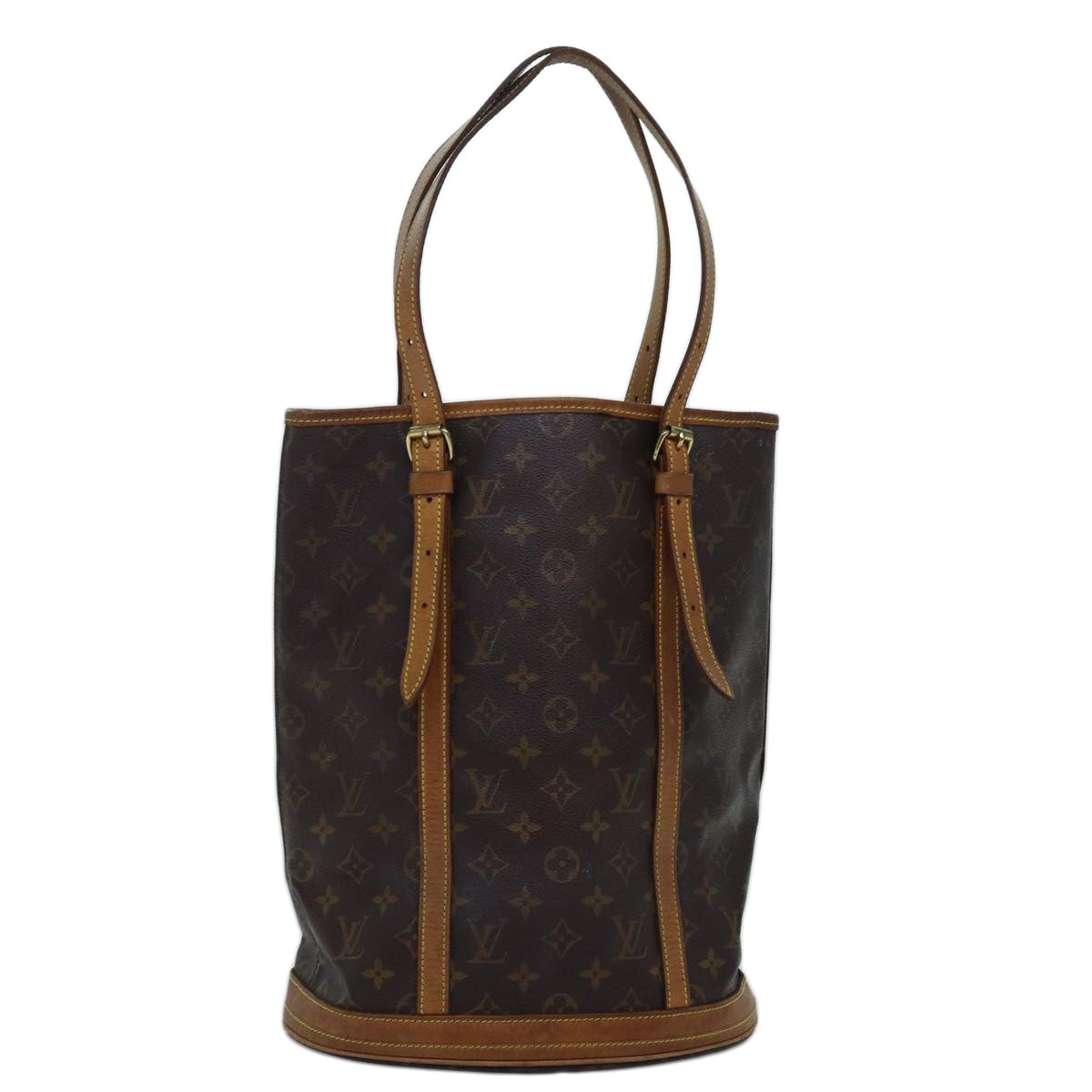 LOUIS VUITTON Monogram Bucket GM Shoulder Bag M42236 LV Auth 74919