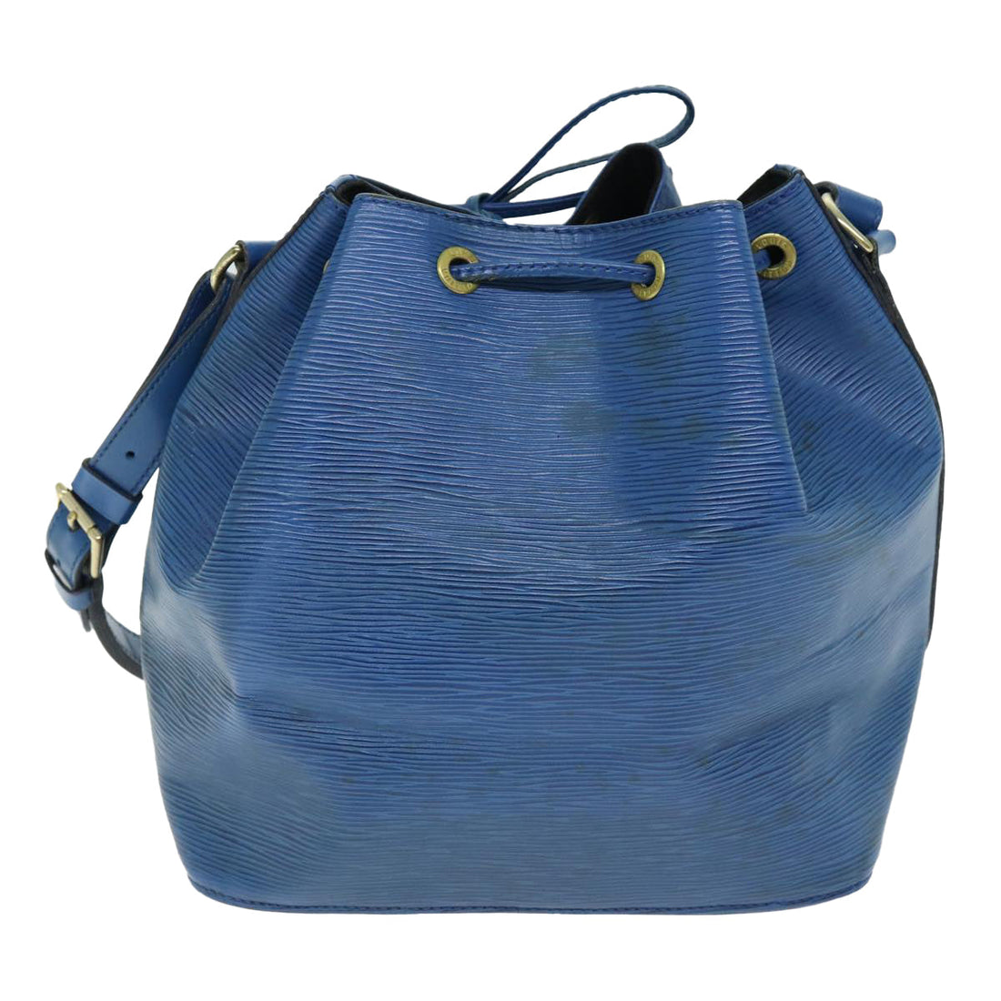 LOUIS VUITTON Epi Petit Noe Shoulder Bag Blue M44105 LV Auth 74948
