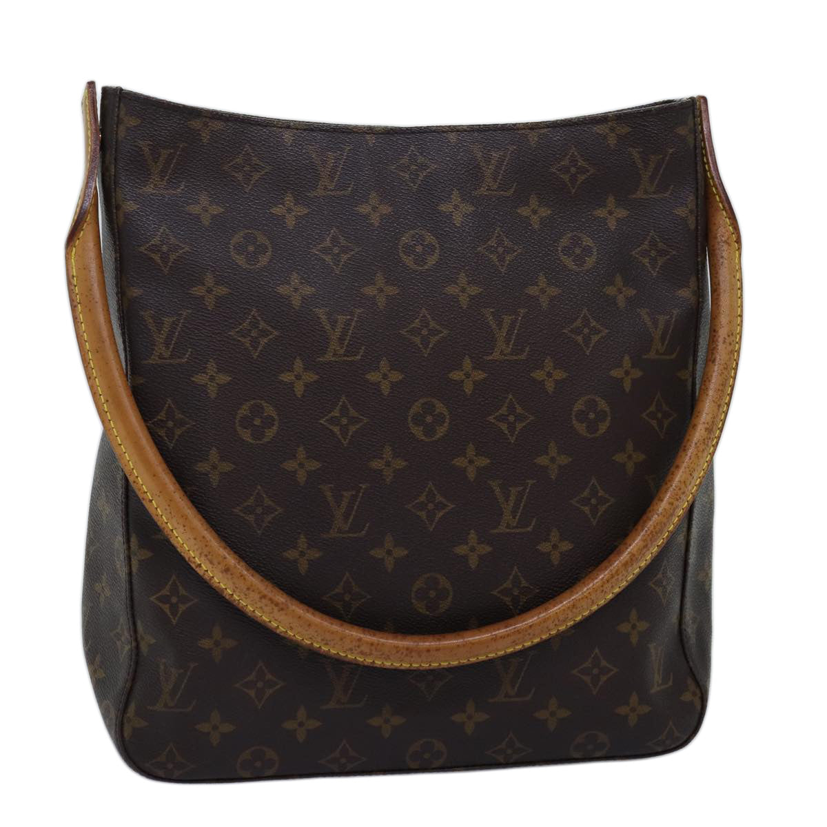 LOUIS VUITTON Monogram Looping GM Shoulder Bag M51145 LV Auth 75066