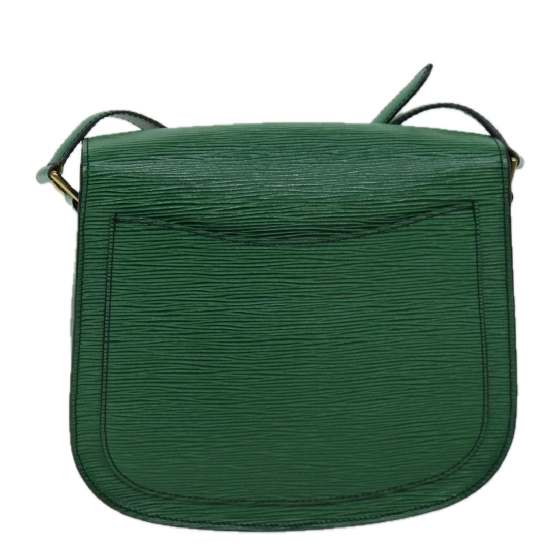 LOUIS VUITTON Epi Saint Cloud GM Shoulder Bag Green M52194 LV Auth 75168