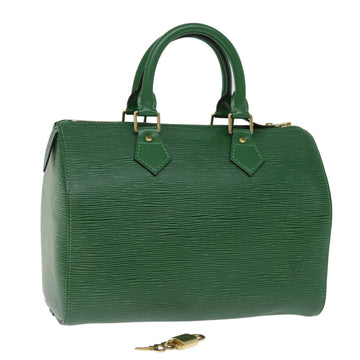 LOUIS VUITTON Epi Speedy 25 Hand Bag Borneo Green M43014 LV Auth 75194A