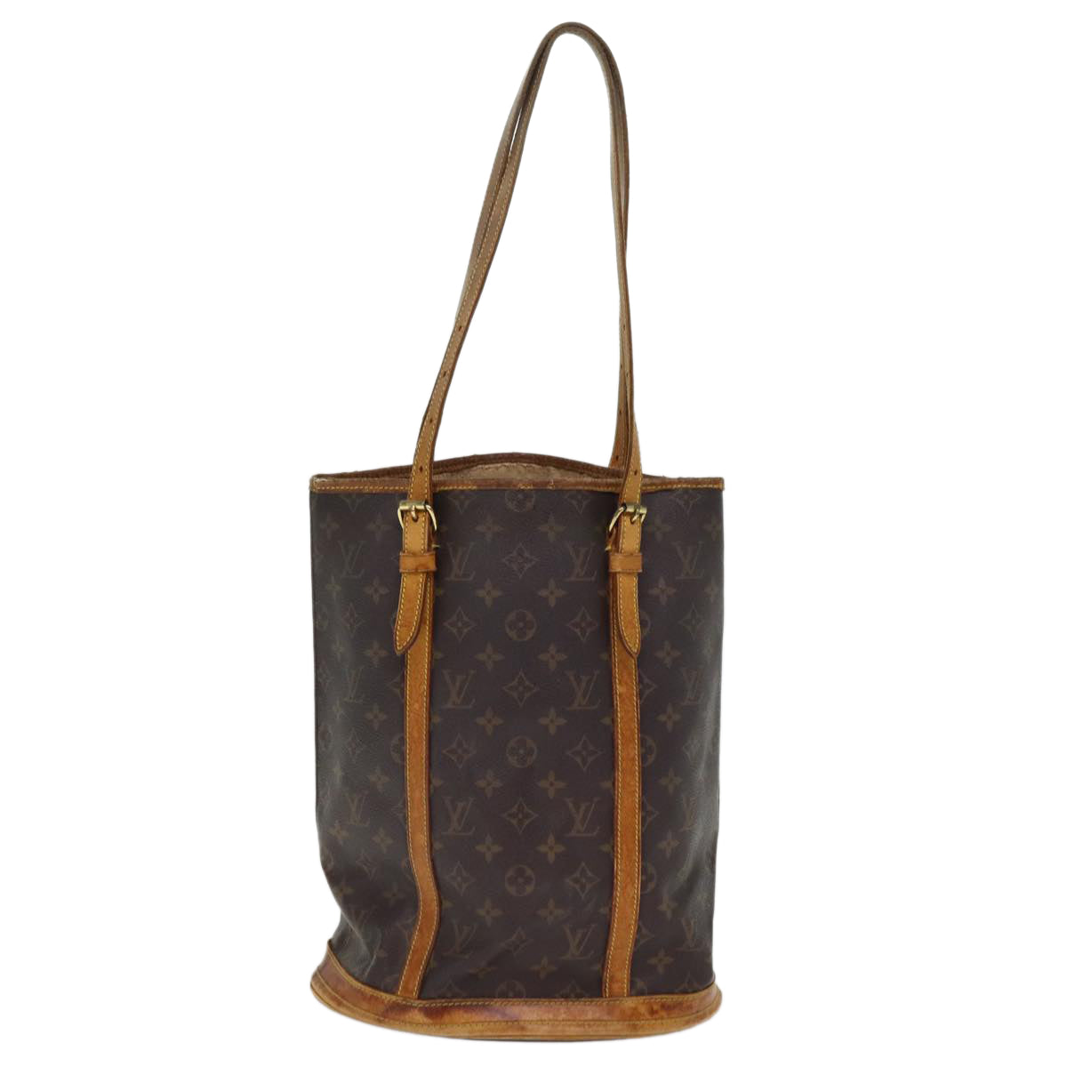 LOUIS VUITTON Monogram Bucket GM Shoulder Bag M42236 LV Auth 75296