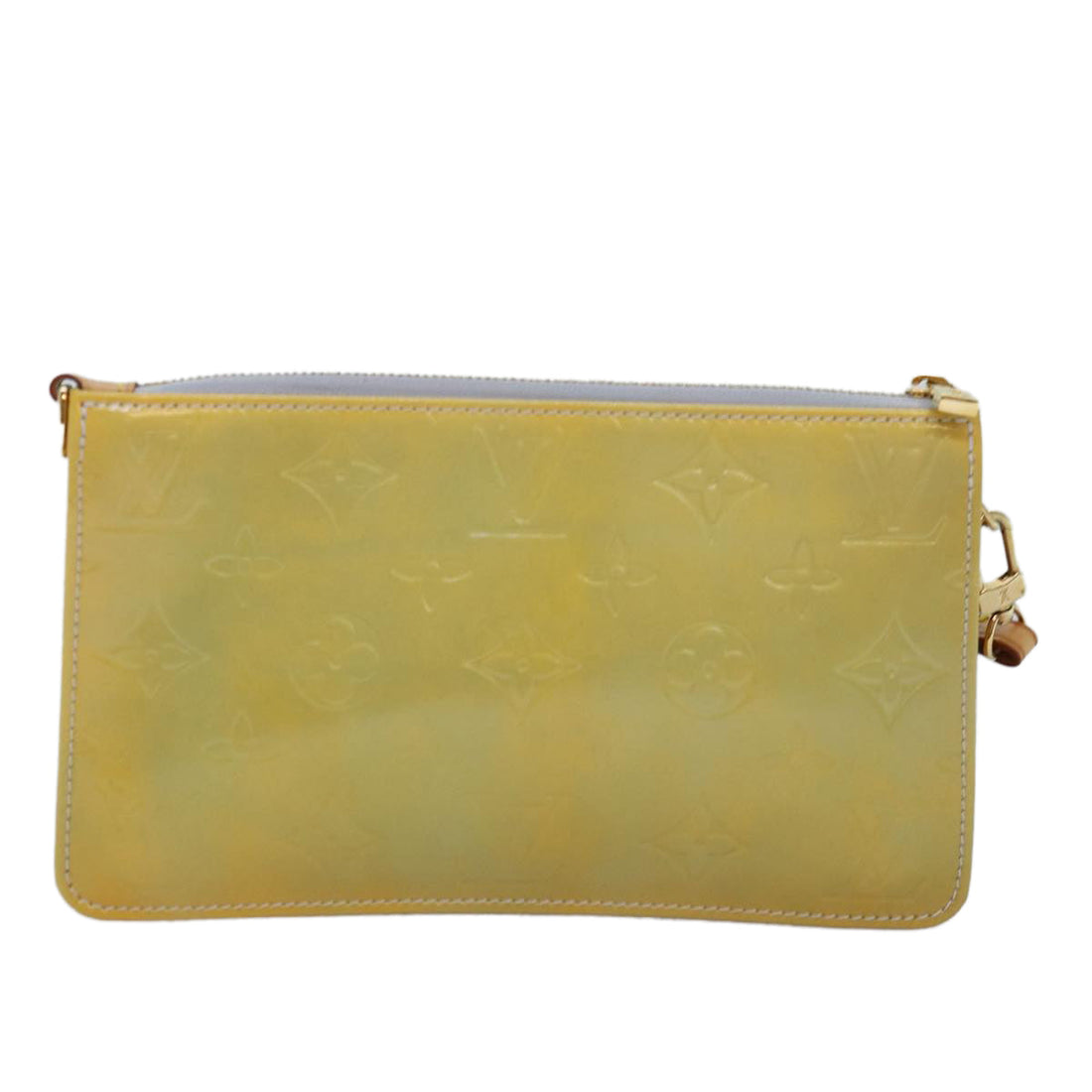 LOUIS VUITTON Monogram Vernis Lexington Accessory Pouch Gris M91056 Auth 75704