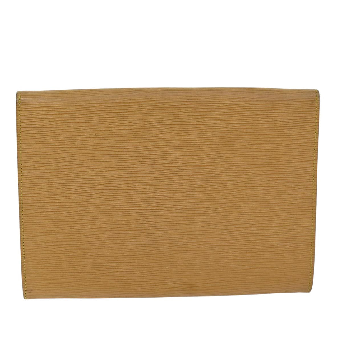 LOUIS VUITTON Epi Jena Clutch Bag Winnipeg Beige M52726 LV Auth 75729