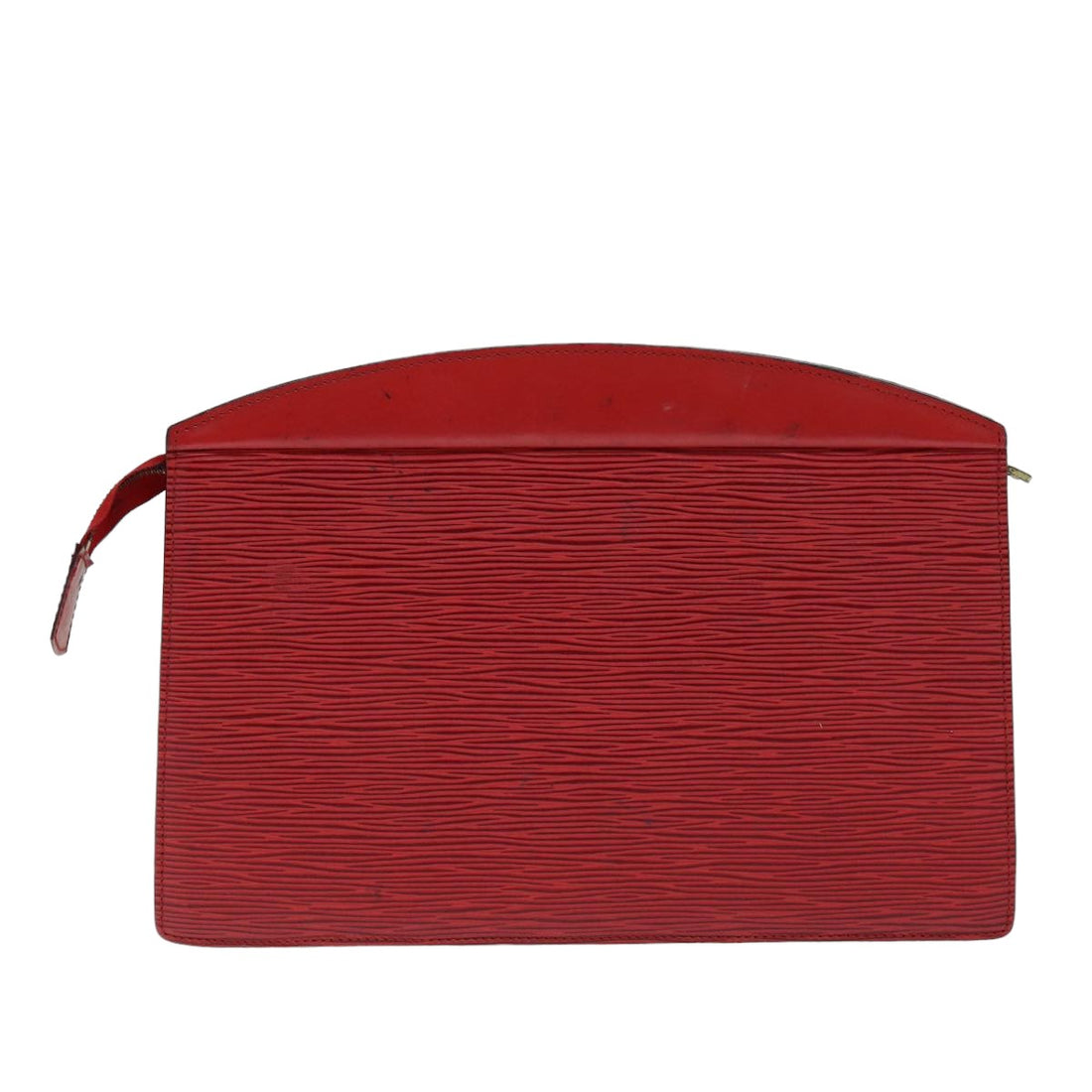 LOUIS VUITTON Epi Trousse Crete Clutch Bag Red M48407 LV Auth 75731