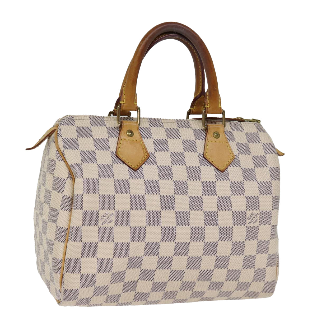 LOUIS VUITTON Damier Azur Speedy 25 Hand Bag N41534 LV Auth 75765