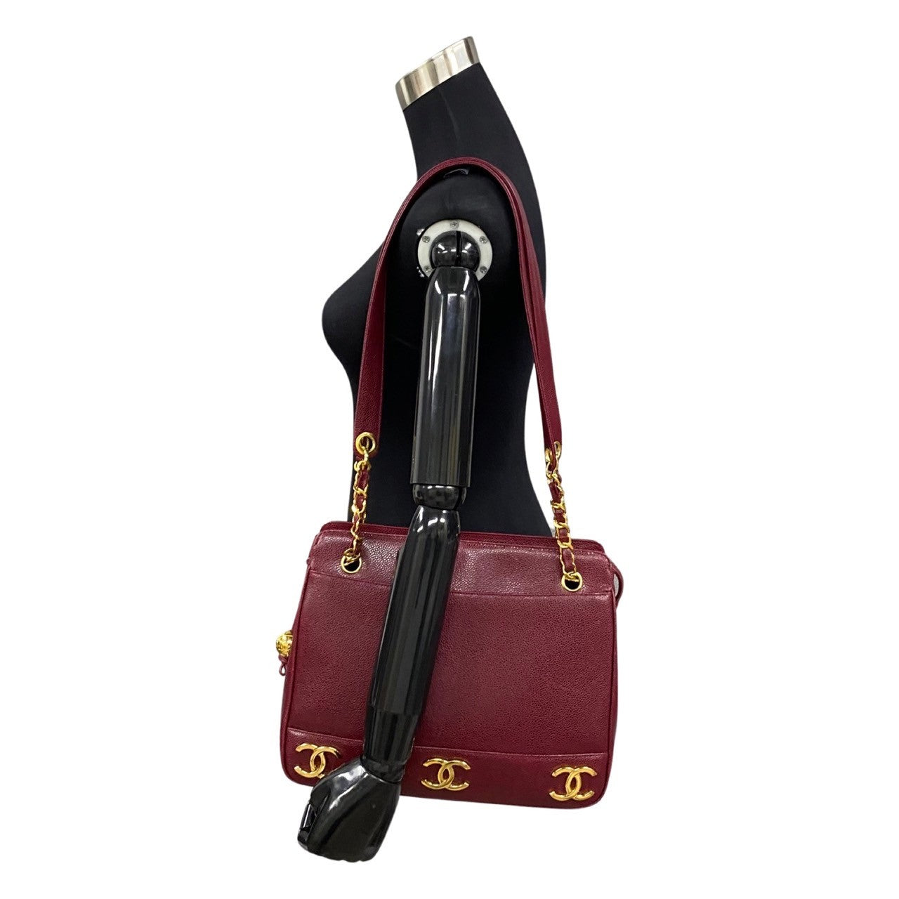 Chanel Triple Coco Tote Bag Leather Tote Bag 16858 in Good condition