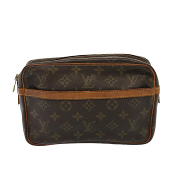 LOUIS VUITTON Monogram Compiegne 23 Clutch Bag M51847 LV Auth 76218