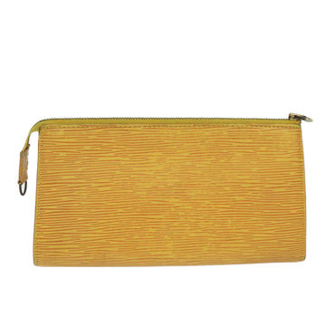 LOUIS VUITTON Epi Pochette Accessoires Pouch Yellow M52989 LV Auth 76290