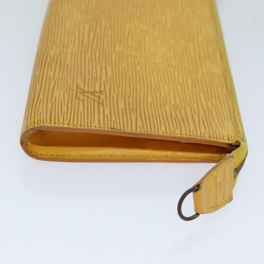 LOUIS VUITTON Epi Pochette Accessoires Pouch Yellow M52989 LV Auth 76290