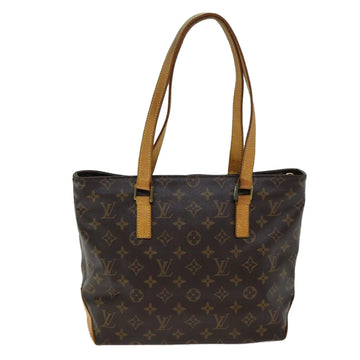 LOUIS VUITTON Monogram Cabas Piano Tote Bag M51148 LV Auth 76336