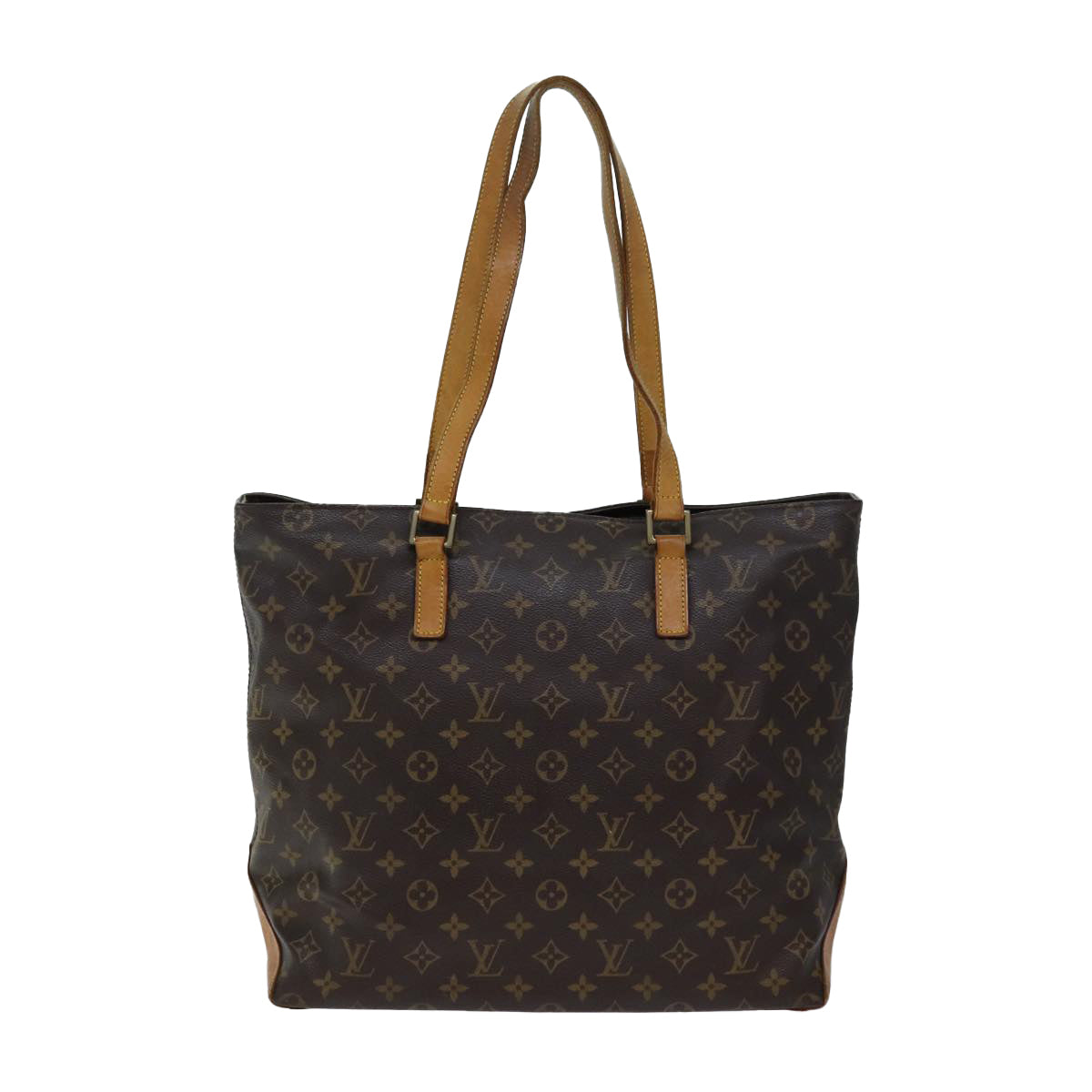 LOUIS VUITTON Monogram Cabas Mezzo Tote Bag M51151 LV Auth 76357