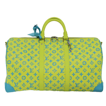 LOUIS VUITTON Monogram Playground Keepall Bandouliere 50 Bag M21869 Auth 76432SA