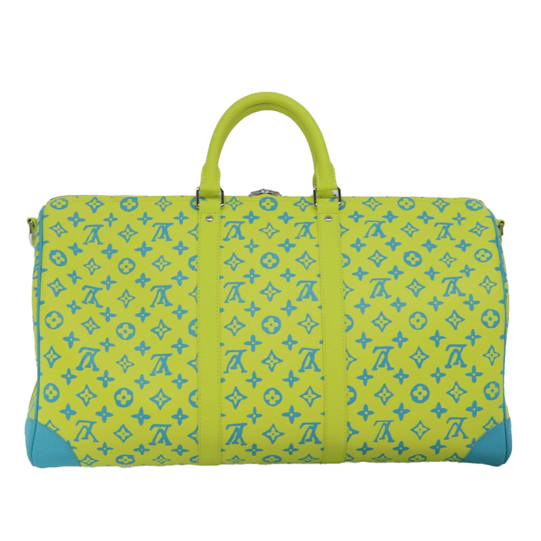 LOUIS VUITTON Monogram Playground Keepall Bandouliere 50 Bag M21869 Auth 76432SA