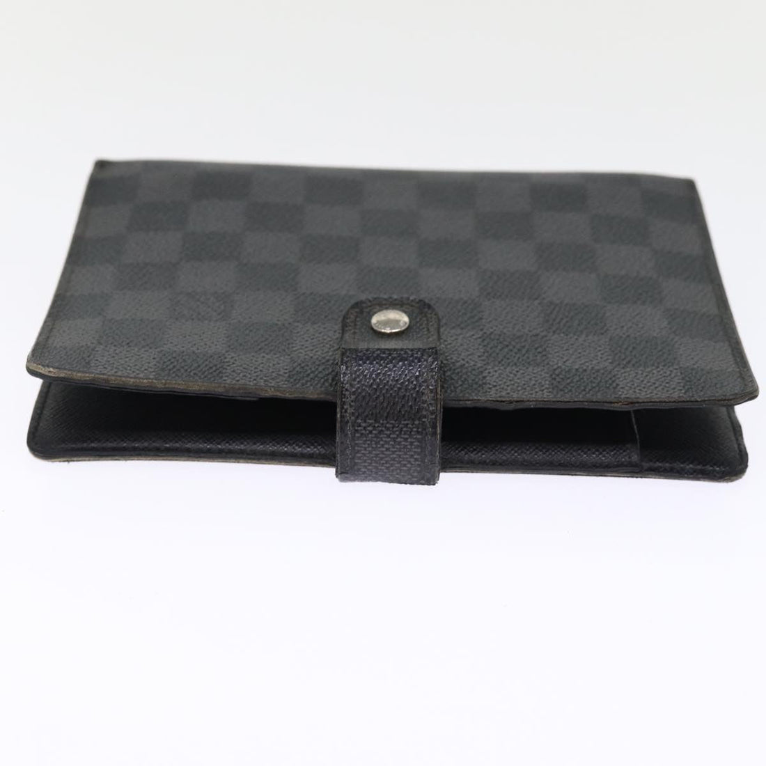 LOUIS VUITTON Damier Graphite Agenda MM Day Planner Cover R20242 LV Auth 76446