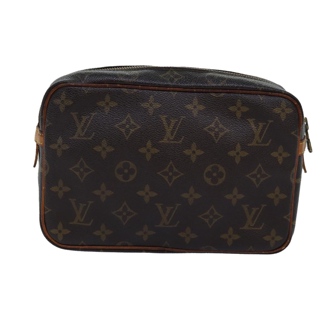 LOUIS VUITTON Monogram Compiegne 23 Clutch Bag M51847 LV Auth 76536