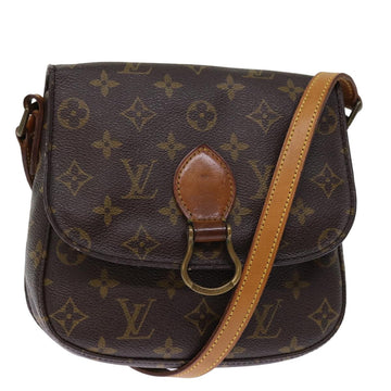 LOUIS VUITTON Monogram Saint Cloud MM Shoulder Bag M51243 LV Auth 76540
