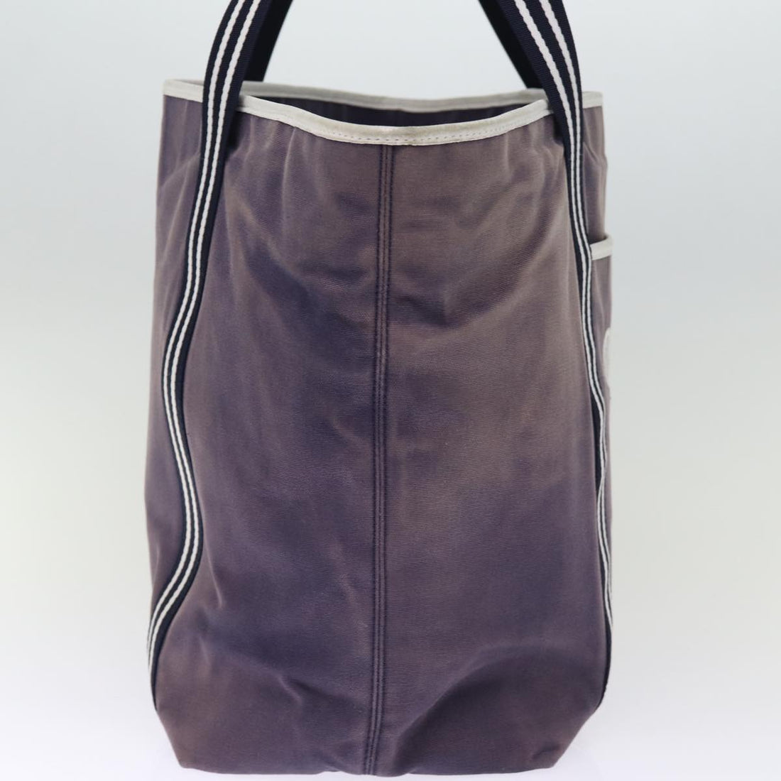 CHANEL Sports Line Tote Bag Canvas Purple CC Auth 76725