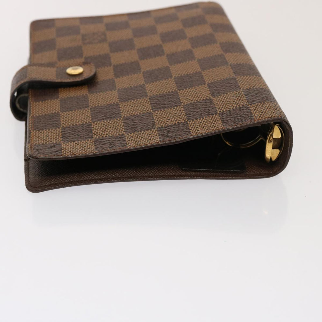 LOUIS VUITTON Damier Ebene Agenda MM Day Planner Cover R20240 LV Auth 76741