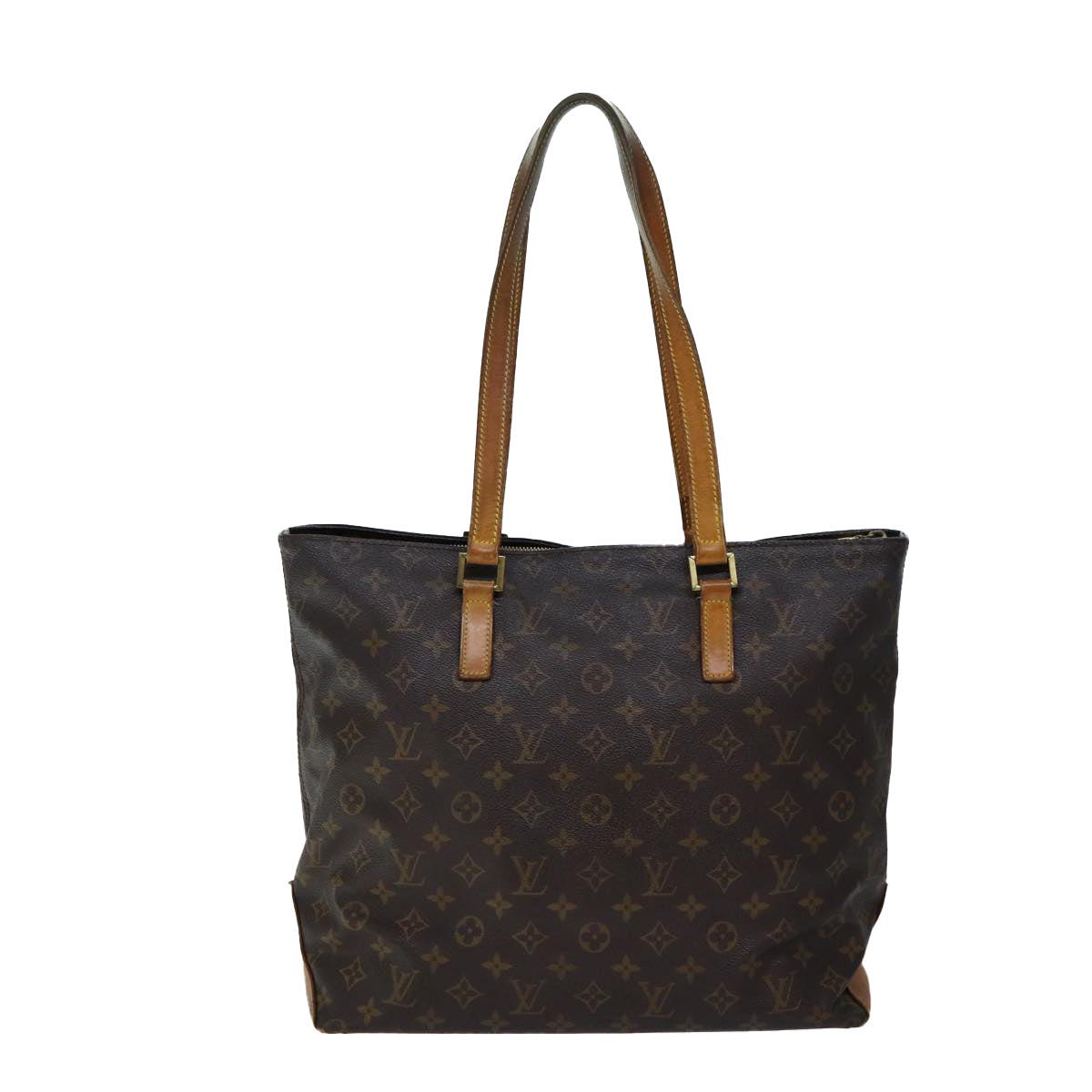 LOUIS VUITTON Monogram Cabas Mezzo Tote Bag M51151 LV Auth 76777