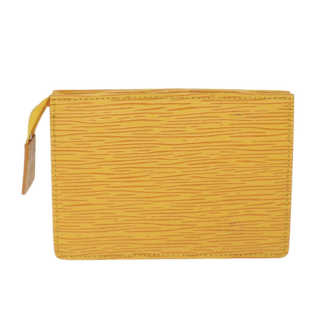LOUIS VUITTON Epi Poche Toilette 15 Pouch Yellow LV Auth 76881
