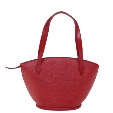 LOUIS VUITTON Epi Saint Jacques Shopping Shoulder Bag Red M52277 LV Auth 76893