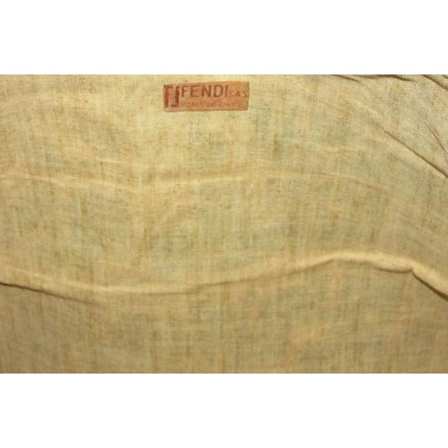 Fendi Clutch Canvasleather Top Handle Runawayporthole Toteclutch Black Zucca Print Leather And Canva