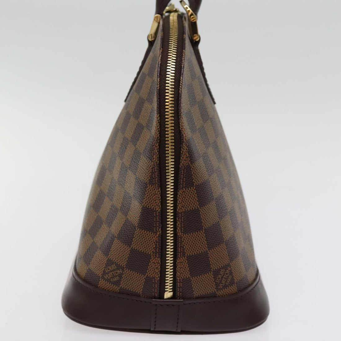 LOUIS VUITTON Damier Ebene Alma Hand Bag N51131 LV Auth 76965