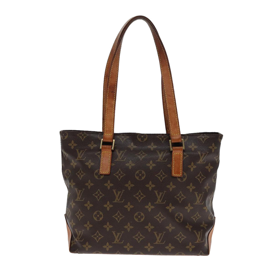 LOUIS VUITTON Monogram Cabas Piano Tote Bag M51148 LV Auth 77051