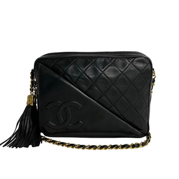Chanel CC Matelasse Camera Bag  Leather Crossbody Bag in Good condition