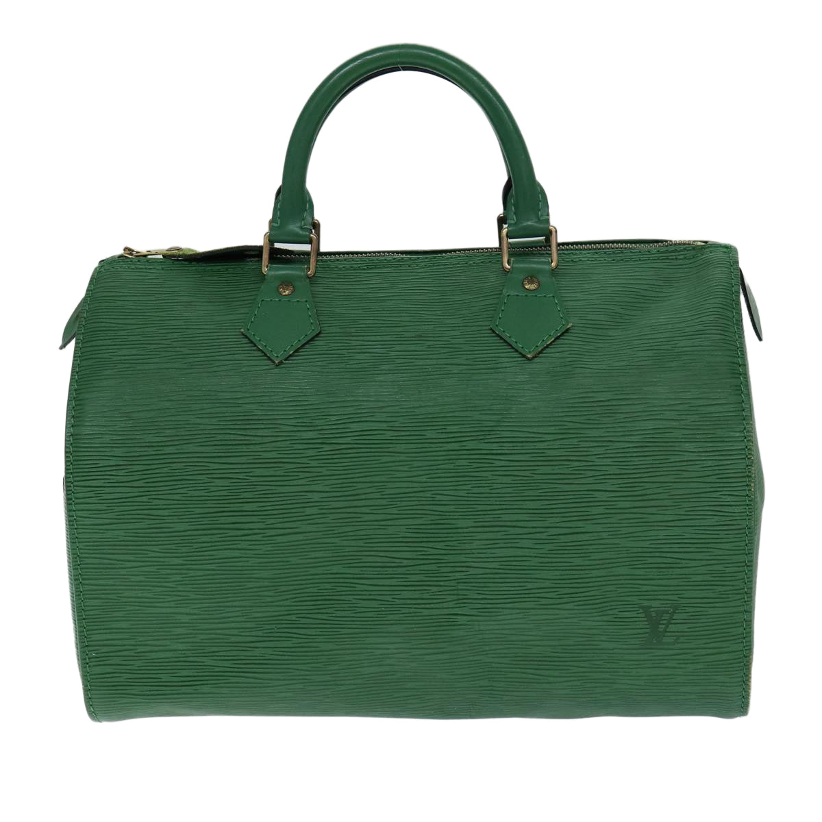 LOUIS VUITTON Epi Speedy 30 Hand Bag Borneo Green M43004 LV Auth 77183