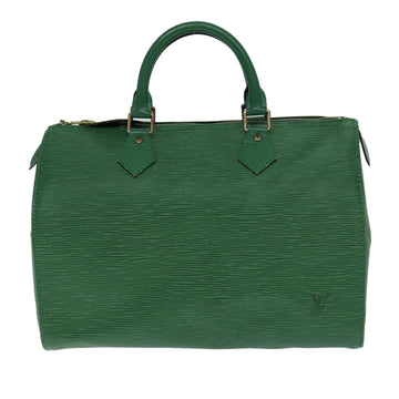 LOUIS VUITTON Epi Speedy 30 Hand Bag Borneo Green M43004 LV Auth 77183