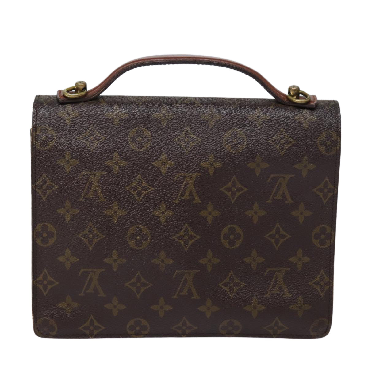 LOUIS VUITTON Monogram Monceau 26 Shoulder Bag M51187 LV Auth 77254