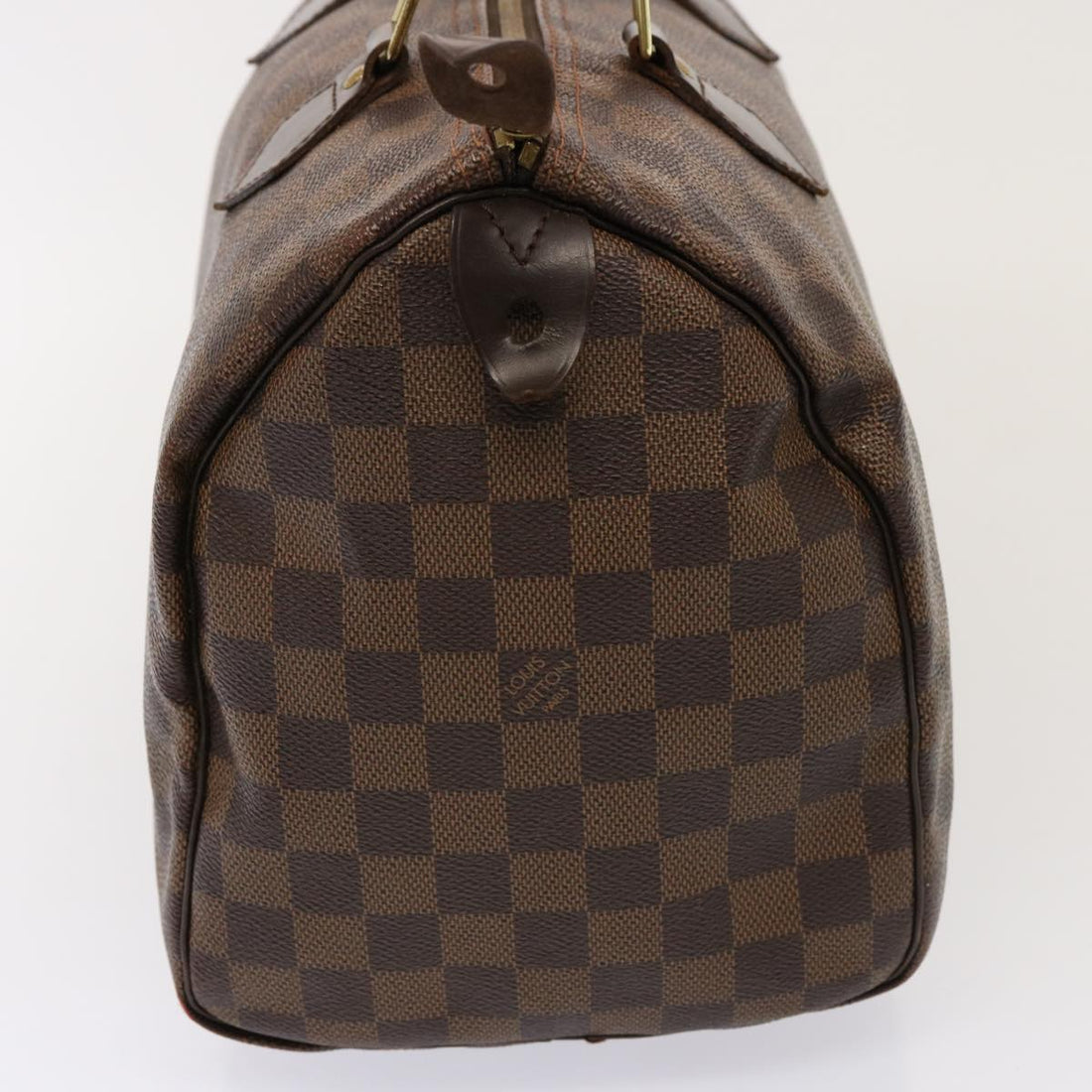LOUIS VUITTON Damier Ebene Speedy 30 Hand Bag N41364 LV Auth 77280